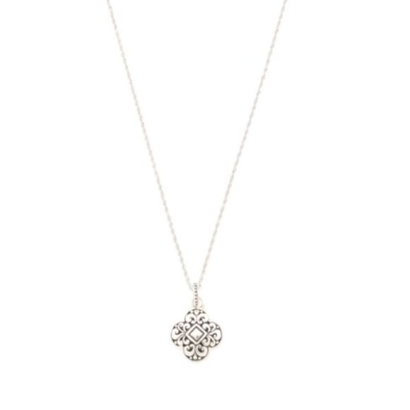 Annika Witt Jewelry - NWT ANNIKA WITT Made in Bali Sterling Silver Filigree Clover Necklace